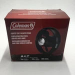 Coleman Lighted Tent Fan With Stand Black Camping Led Lantern 99 Lumens Portable. Fixed Price $21.99.