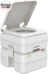 Portable Toilet For Rv, Boat, And Camping (5.3 Gallon - Multifunctional). Fixed Price $144.86.
