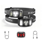 Upgraded Headlamp Rechargeable, Ultra Bright Headlight Flashlight With White .... Fixed Price $29.01.