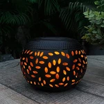 Solar Table Lights Outdoor Waterproof - Dancing Flickering Flame Lamp Black M.... Fixed Price $30.33.