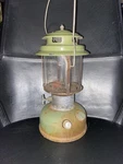 Vintage Avocado Green Sears Roebuck & Co Coleman Lantern 1975. Fixed Price $113.99.