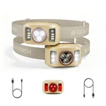 Upgraded Headlamp Rechargeable, Ultra Bright Headlight Flashlight With White .... Fixed Price $24.90.