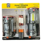 Member's Mark 200 Lumen Rechargeable Dual Power Lantern, 2 Pack,. Fixed Price $24.49.