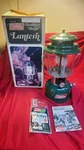 Vintage 70s Coleman Double Mantle Lantern With Box. Fixed Price $60.00.