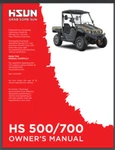 Owner Service Manual,utv,hs,700,msu,500,hisun,massimo,qlink,big M,coleman 95 Pgs. Fixed Price $28.50.
