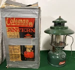 Vintage Coleman 228e Big Hat 1962 Double Mantle Lantern With Box. Fixed Price $75.00.