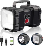 Alpswolf Rechargeable Flashlight, Led Spotlight Flashlight 15000 Capacity 4000lm. Fixed Price $62.99.