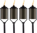 Tiki Easy Install 4-pack Simply Metal Torches Bronze Decorative Outdoor. Fixed Price $75.95.
