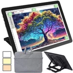 Phylosal Rechargeable A4 Light Pad With Built-in Stand & Bag, Magnetic Tracing L. Fixed Price $84.16.