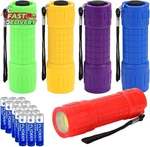 Kunhe 5 Pack Plastic Small Mini Led Flashlight Cob Flashlights For Kids 100 Lume. Fixed Price $17.23.