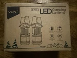 Vont 2 Pack Led Camping Lanterns,30 Leds, 140 Lumens, Collapsible. Fixed Price $22.49.