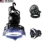 Odoland Portable Led Camping Lantern With Ceiling Fan - 7 X 6 6", Black. Fixed Price $38.16.