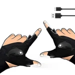 Led Rechargeable Flashlight Gloves, Gifts For Men, Dad, Cool Stretchy Fin.... Fixed Price $21.99.