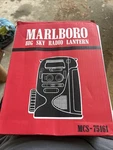 Marlboro Big Sky Radio Lantern Mcs-75161 Fm/am Siren In Original Box. Fixed Price $14.00.