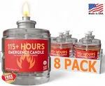 Gasone 115 Hours Emergency Candle Set 8-pack Clear Liquid Unscented. Fixed Price $60.99.
