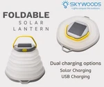New H2odyssey Skywoods Foldable Solar Camping Lantern. Fixed Price $29.99.