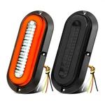 2pcs Smoked Lens 6" Inch Oval 52 Leds Halo Combination White/red Trailer Ligh.... Fixed Price $47.53.