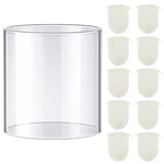 11 Pcs Propane Lantern Mantles With Glass Globe , Coleman Fueled Lantern.... Fixed Price $20.37.