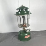 Coleman Kerosene Lantern 220f Green Metal Glass Mantle Handheld 14 In 5-1971. Fixed Price $50.00.