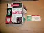 Vintage Coleman Silk Lite Lantern Mantle Empty Store Display Damaged Box. Fixed Price $5.99.
