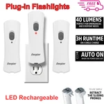 Energizer Led Power Rechargeable Plug-in Flashlights Emergency Lights For Home. Fixed Price $36.91.