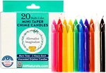 Alternative Imagination Colored Chime Candles - 20 Pack Of Unscented 4 Inch Mini. Fixed Price $15.73.