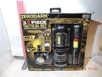 Zerodark 3 X Piece Tactical Flashlight Set-new In Box With Batteries!. Fixed Price $9.99.