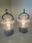 Set Of 2 Dorcy 41-1014 Blue Mini Brite Lanterns Uses 4aa Batteries Not Inc.. Fixed Price $30.00.