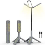 Bubra 40" Telescopic Camping Light With Stand, 8000mah Rechargeable Led Work Lig. Fixed Price $57.99.