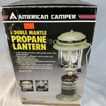Vtg New American Camper 1042 Double Mantel Propane Lantern Camping Nos. Fixed Price $44.98.