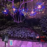 Gtsyding 5 Pack Solar Firework Lights, 450 Led 8 Modes Dimmable Waterproof. Fixed Price $33.73.