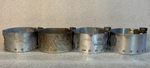 (4) Four Coleman 200a Lantern Collar Frame Rest Base Aluminum P/n 200b4891 #9. Fixed Price $14.95.