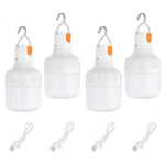 Patikil Camping Lantern, 4 Pack Rechargeable Led Tent Lamp Lights Bulb Portab.... Fixed Price $40.57.