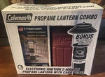 Nos Coleman Electronic Ignition 2-mantle Propane Lantern W/carry Case, 5154b722t. Fixed Price $65.00.