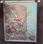 Job Lot Antique Large Colour Lantern Slides Educational North American History. Fixed Price $63.84.