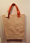 Hearth & Hand With Magnolia Engineered Stripe Market Tote Orange/natural. Fixed Price $19.99.