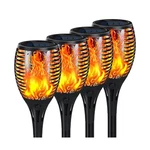 Upgraded Solar Lights Outdoor 4 Pack, Torch With F... Fast Usa Ship. Fixed Price $52.01.