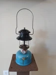 Vintage Sears & Roebuck Co.single Mantle Lantern Model 476.74550 Dated 1-67 Blue. Fixed Price $250.00.
