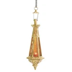Amber Teardrop Lantern. Fixed Price $32.95.