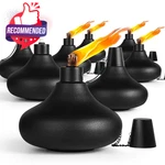 Zspeng 6 Pack Metal Table Top Torches,24.5 Oz Citronella Torches For.... Fixed Price $41.71.