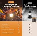 2 Pack Led Model El01 Camping Lantern Rechargeable Waterproof Emergency Lighting. Fixed Price $15.99.