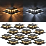 Topvelo 12 Packs Solar Post Cap Lights For Fence And Deck Auto On/off Outdoor. Fixed Price $104.48.