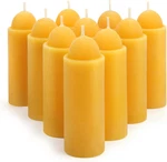10 Packs Natural Beeswax Candles Compatible With Candle Lanterns, 12-hour Long B. Fixed Price $36.86.