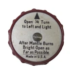 Vintage Coleman 200a Lantern Valve Wheel Fuel Knob Direction Disk Off A 4-68. Fixed Price $10.99.