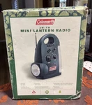 Coleman Am/fm Mini Lantern Radio, Torch/blinker Light/alarm/lamp. Pre-owned.. Fixed Price $40.99.