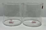 Vintage Coleman 220/228 Lantern Replacement Globe Red Pyrex Lot Of 2 Different. Fixed Price $35.00.