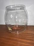 Vintage Coleman Lantern Curved Glass Globe Red Pyrex Label 200 201 New Old Stock. Fixed Price $45.00.