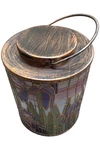 Girl Next Door Tiffany Inspired Illuminated Lantern Iris. Fixed Price $29.99.