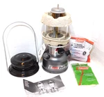 Nob Coleman Dual Fuel Two Mantle Lantern 285a March 2016 + Funnel 2 #21. Fixed Price $74.95.