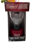 Coleman Red Classic Lantern 400 Lumen Portable Led Nib. Fixed Price $23.38.